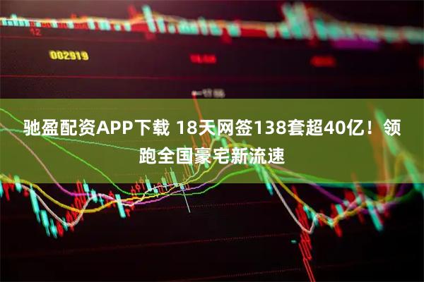 驰盈配资APP下载 18天网签138套超40亿！领跑全国豪宅新流速