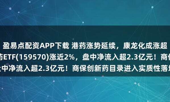 盈易点配资APP下载 港药涨势延续，康龙化成涨超12%！港股通创新药ETF(159570)涨近2%，盘中净流入超2.3亿元！商保创新药目录进入实质性落地阶段