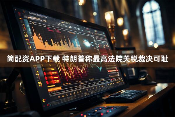 简配资APP下载 特朗普称最高法院关税裁决可耻